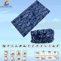 LSB-0188 Ningbo Lingshang 100% polyester seamless bandana outdoor neck tube custom multifunctional headwear